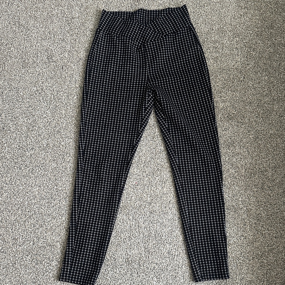 SHEIN Black and White Patterned Leggings